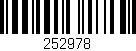 Código de barras (EAN, GTIN, SKU, ISBN): '252978'