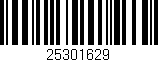 Código de barras (EAN, GTIN, SKU, ISBN): '25301629'