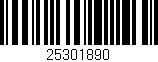 Código de barras (EAN, GTIN, SKU, ISBN): '25301890'