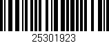 Código de barras (EAN, GTIN, SKU, ISBN): '25301923'