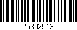 Código de barras (EAN, GTIN, SKU, ISBN): '25302513'