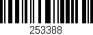 Código de barras (EAN, GTIN, SKU, ISBN): '253388'