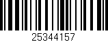 Código de barras (EAN, GTIN, SKU, ISBN): '25344157'