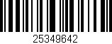 Código de barras (EAN, GTIN, SKU, ISBN): '25349642'