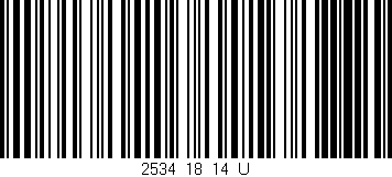 Código de barras (EAN, GTIN, SKU, ISBN): '2534_18_14_U'