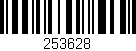 Código de barras (EAN, GTIN, SKU, ISBN): '253628'