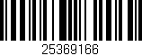 Código de barras (EAN, GTIN, SKU, ISBN): '25369166'