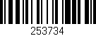 Código de barras (EAN, GTIN, SKU, ISBN): '253734'