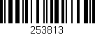 Código de barras (EAN, GTIN, SKU, ISBN): '253813'