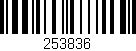 Código de barras (EAN, GTIN, SKU, ISBN): '253836'