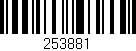 Código de barras (EAN, GTIN, SKU, ISBN): '253881'