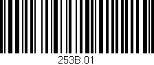 Código de barras (EAN, GTIN, SKU, ISBN): '253B.01'