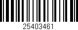 Código de barras (EAN, GTIN, SKU, ISBN): '25403461'