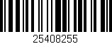 Código de barras (EAN, GTIN, SKU, ISBN): '25408255'