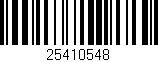 Código de barras (EAN, GTIN, SKU, ISBN): '25410548'