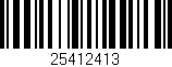 Código de barras (EAN, GTIN, SKU, ISBN): '25412413'