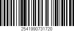 Código de barras (EAN, GTIN, SKU, ISBN): '2541990731720'
