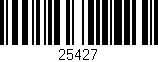 Código de barras (EAN, GTIN, SKU, ISBN): '25427'