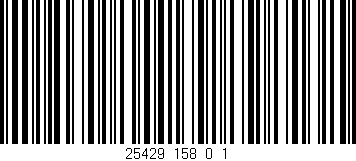 Código de barras (EAN, GTIN, SKU, ISBN): '25429_158_0_1'