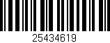 Código de barras (EAN, GTIN, SKU, ISBN): '25434619'
