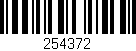 Código de barras (EAN, GTIN, SKU, ISBN): '254372'
