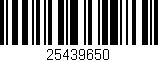 Código de barras (EAN, GTIN, SKU, ISBN): '25439650'