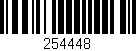 Código de barras (EAN, GTIN, SKU, ISBN): '254448'