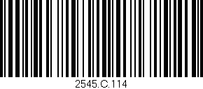 Código de barras (EAN, GTIN, SKU, ISBN): '2545.C.114'