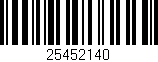 Código de barras (EAN, GTIN, SKU, ISBN): '25452140'