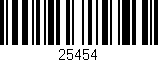 Código de barras (EAN, GTIN, SKU, ISBN): '25454'