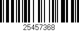 Código de barras (EAN, GTIN, SKU, ISBN): '25457368'