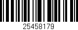 Código de barras (EAN, GTIN, SKU, ISBN): '25458179'