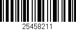 Código de barras (EAN, GTIN, SKU, ISBN): '25458211'