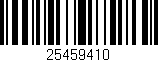 Código de barras (EAN, GTIN, SKU, ISBN): '25459410'