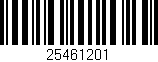 Código de barras (EAN, GTIN, SKU, ISBN): '25461201'