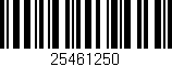 Código de barras (EAN, GTIN, SKU, ISBN): '25461250'
