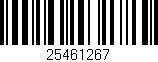 Código de barras (EAN, GTIN, SKU, ISBN): '25461267'