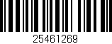 Código de barras (EAN, GTIN, SKU, ISBN): '25461269'