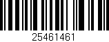Código de barras (EAN, GTIN, SKU, ISBN): '25461461'