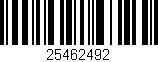 Código de barras (EAN, GTIN, SKU, ISBN): '25462492'