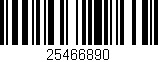Código de barras (EAN, GTIN, SKU, ISBN): '25466890'