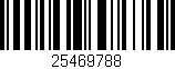 Código de barras (EAN, GTIN, SKU, ISBN): '25469788'