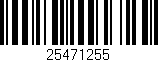 Código de barras (EAN, GTIN, SKU, ISBN): '25471255'