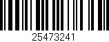 Código de barras (EAN, GTIN, SKU, ISBN): '25473241'