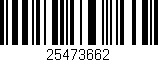 Código de barras (EAN, GTIN, SKU, ISBN): '25473662'