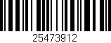 Código de barras (EAN, GTIN, SKU, ISBN): '25473912'