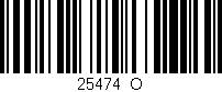 Código de barras (EAN, GTIN, SKU, ISBN): '25474_O'