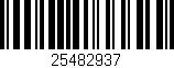 Código de barras (EAN, GTIN, SKU, ISBN): '25482937'