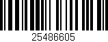 Código de barras (EAN, GTIN, SKU, ISBN): '25486605'