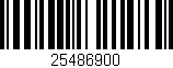 Código de barras (EAN, GTIN, SKU, ISBN): '25486900'